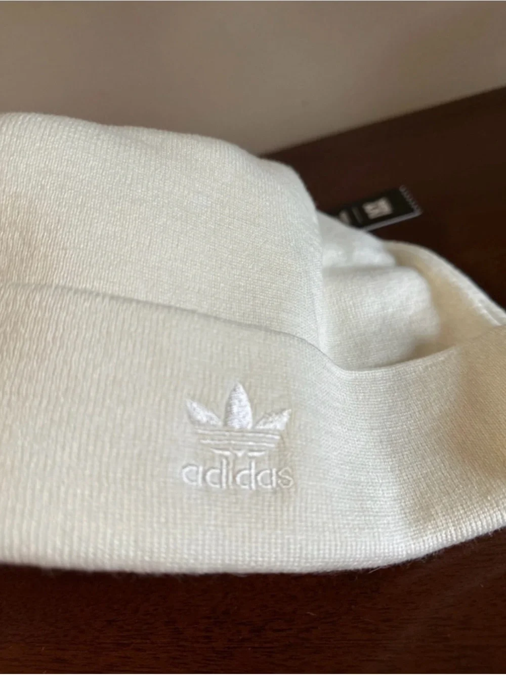 IVY PARK Ivory Embossed Logo Cuffed Beanie